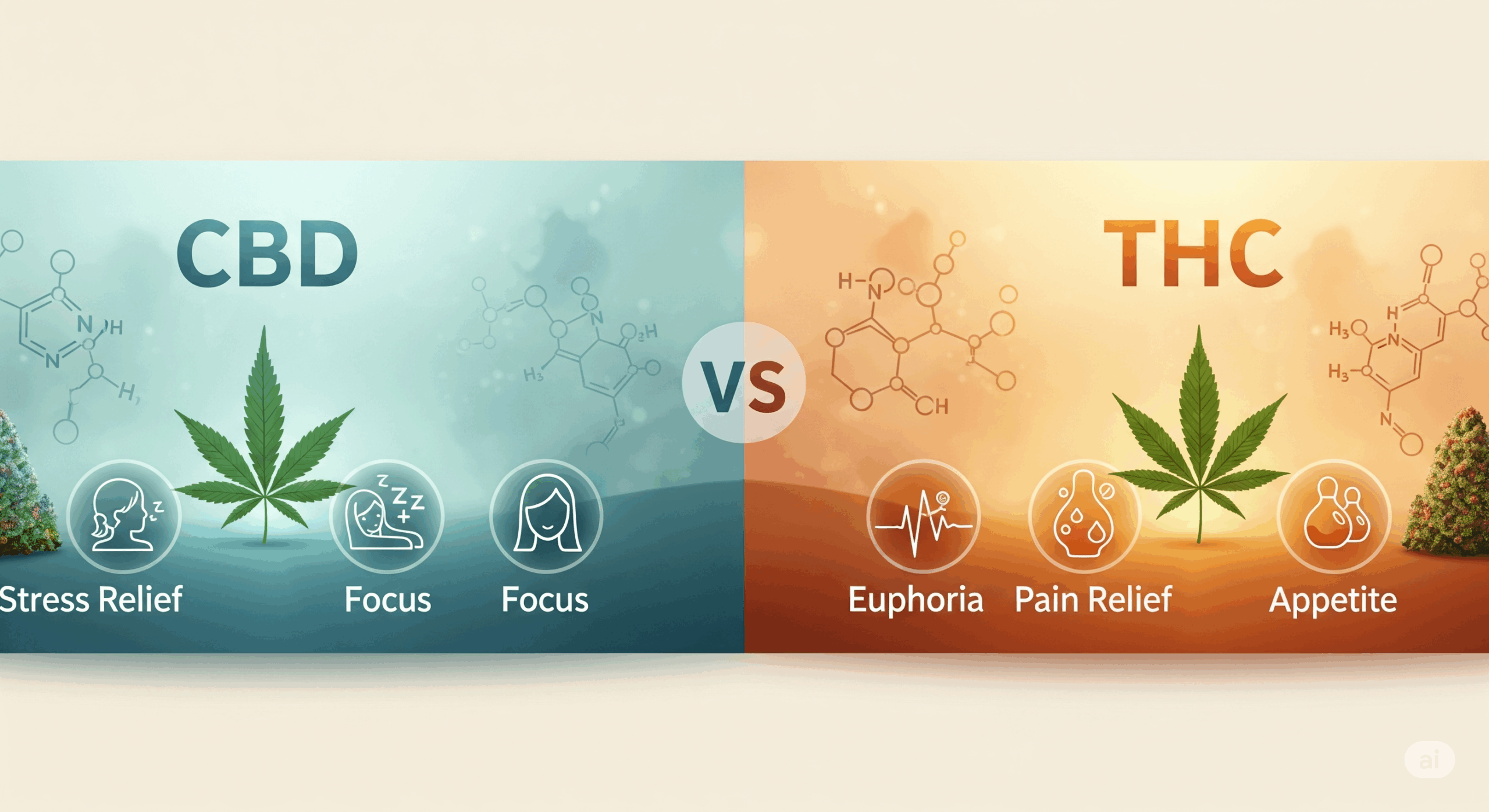 CBD vs. THC